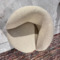 Joli Olivo lounge fauteuil in zachte beige stof - 0